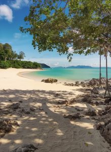 Tropical beach and turquoise water near Koh Yao Noi, Thailand